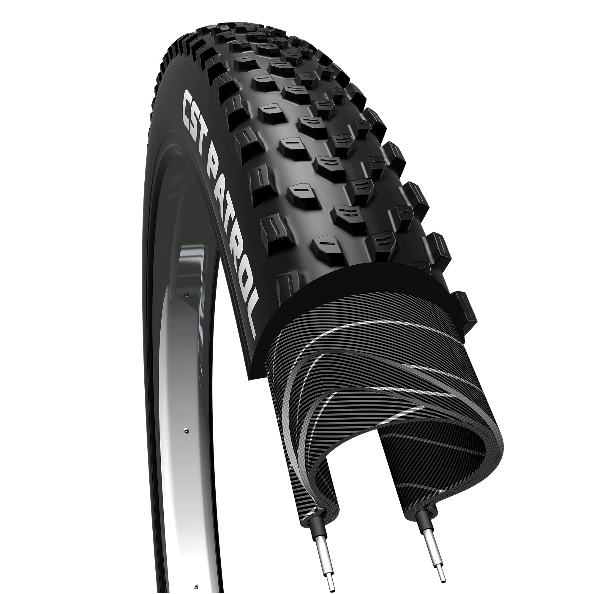 PATROL 26X2.25 Dual Compound 60 TPI Folding Bead EPS – CST Tyres