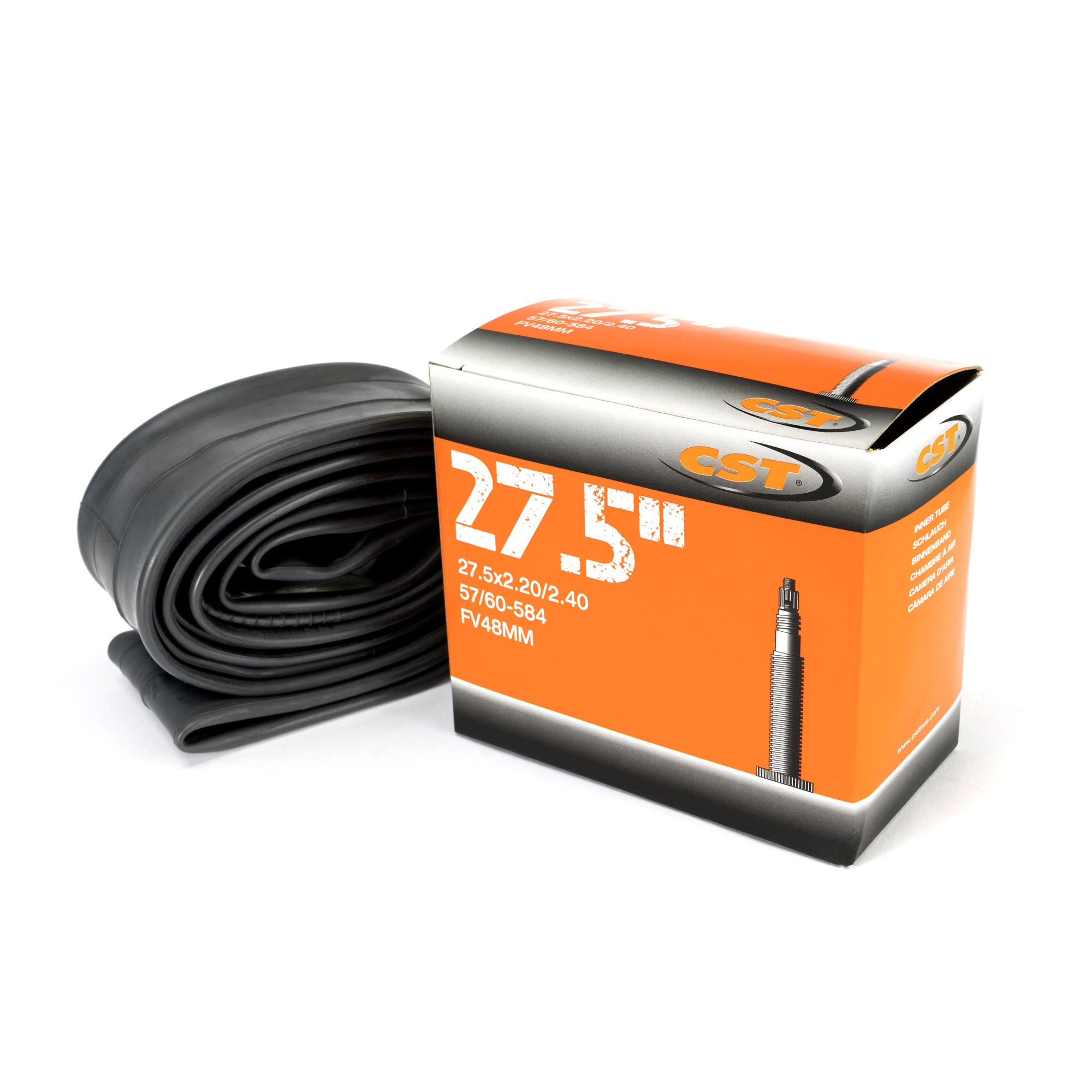 Butyl Tube 27.5X2.20 2.40 48mm Presta Valve CST Tyres